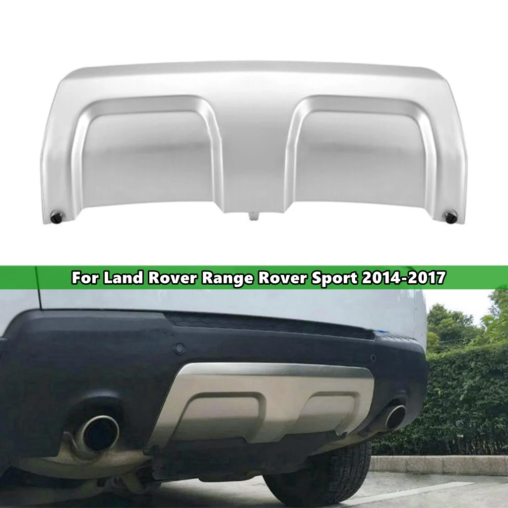 1 adet Araba Arka Tampon Skid Plaka Trim Koruyucu Land Rover İçin L494 Range Rover Sport 2014 2015 2016 2017 Araba Aksesuarları