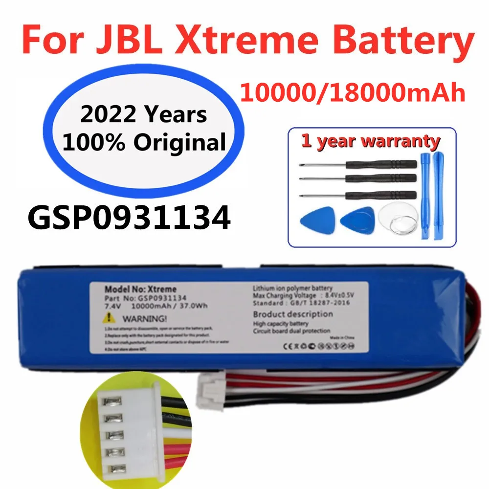 100 % Orijinal Yedek pil 10000 /18000mAh JBL xtreme1 xtreme Xtreme 1 GSP0931134 bluetooth hoparlör Pil Bateria