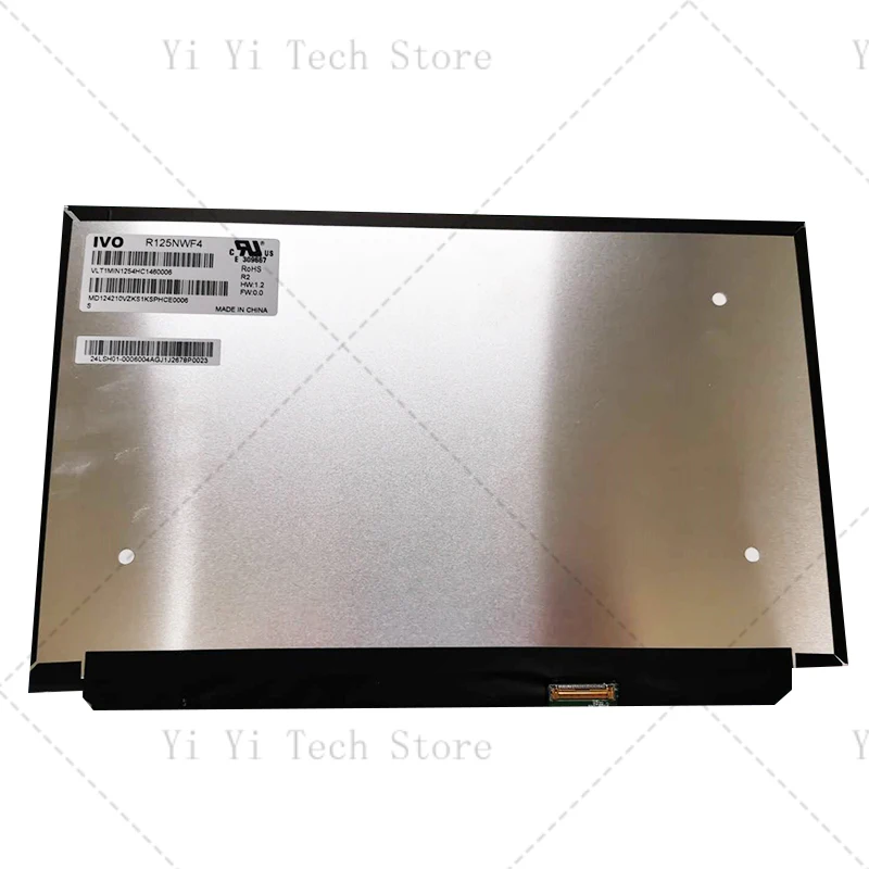 12.5 Laptop LCD dokunmatik Ekran R125NWF4 R2 Lenovo thinkpad X280 X280i IPS FHD 1920×1080 40pin Tam HD LCD Panel İnce 100 % sRGB