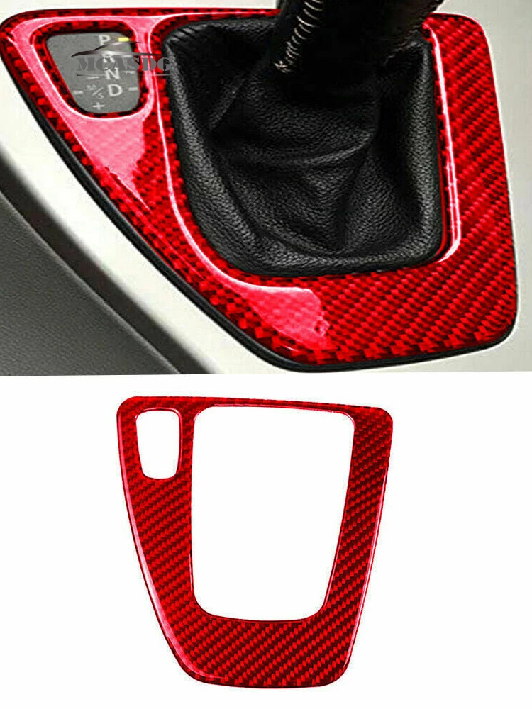 14 ADET Kırmızı Karbon Fiber İç Kapak Trim Fit BMW 3 Serisi için E90 E92 2005-12 3