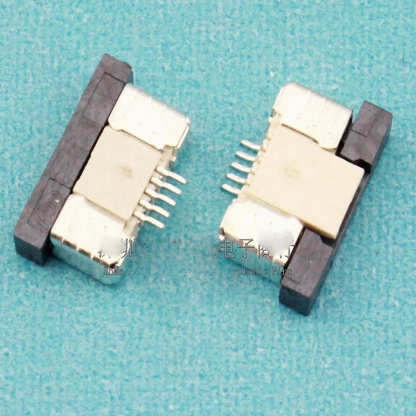 50 Adet / grup FFC / FPC Düz Jak / soketli konnektör 0.5 mm 5Pin Yukarı Bağlantı