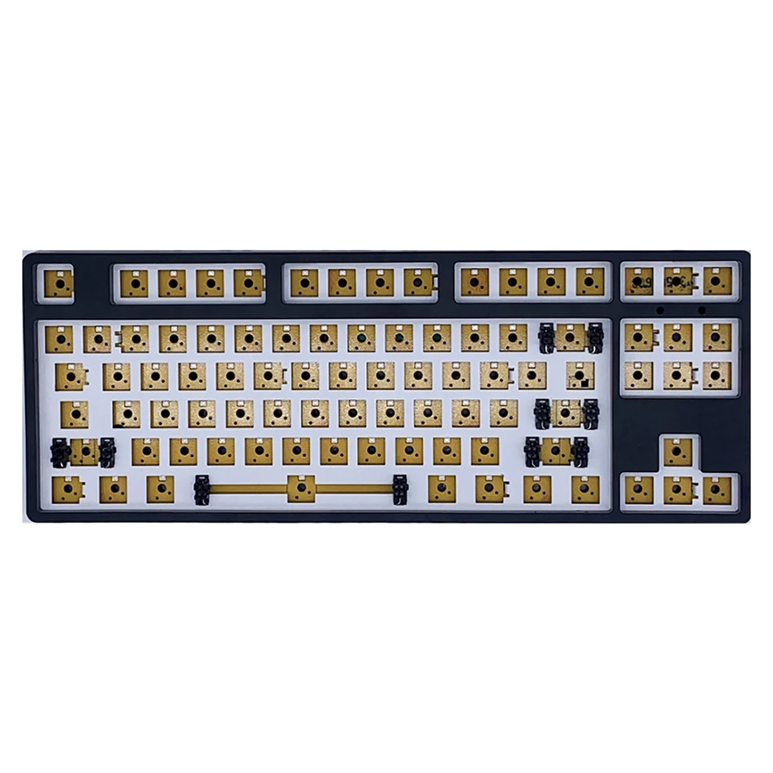 87 Tuşlu Mekanik Klavye kaynak plakası Mili Koltuk Hot Swap DIY Özelleştirilmiş Klavye TİP-C Anahtar Hattı Ayırma Siyah