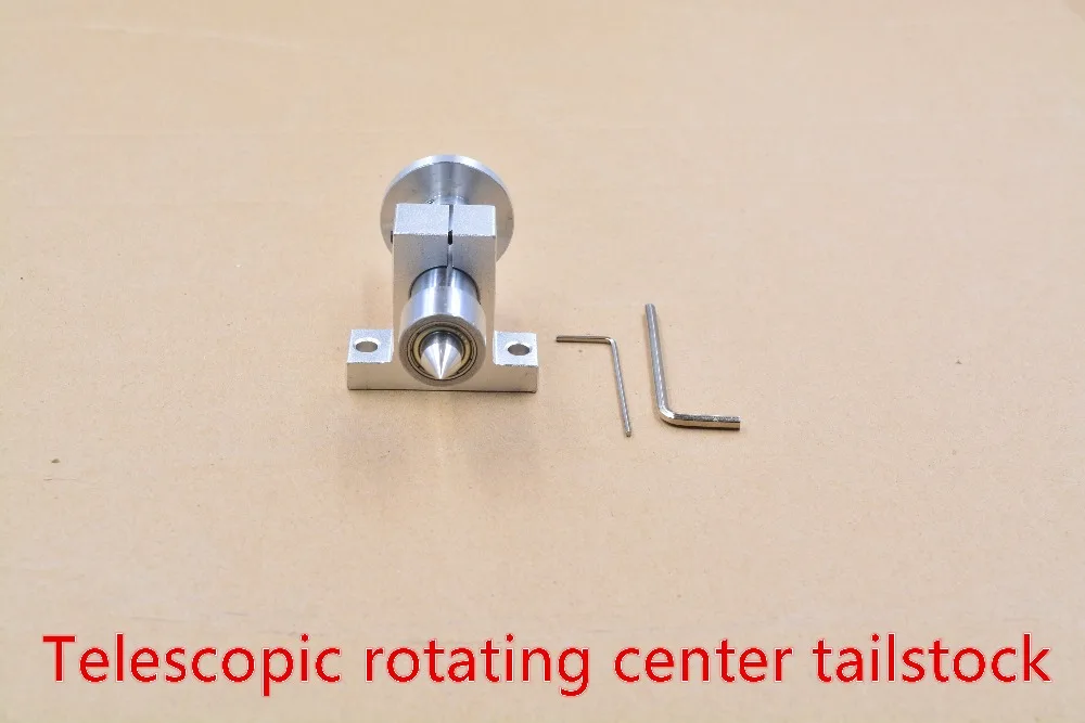 Ahşap tornası yüksük boncuk punta ayarlanabilir çift rulman döner merkezi DIY mini makine için 0