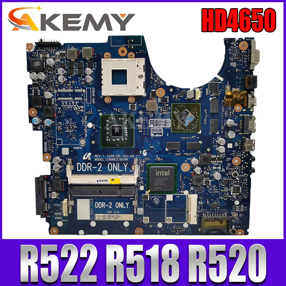 Akemy BA92-05741B BA92-05741A Samsung R522 R518 R520 laptop anakart DDR2 HD4650 grafik