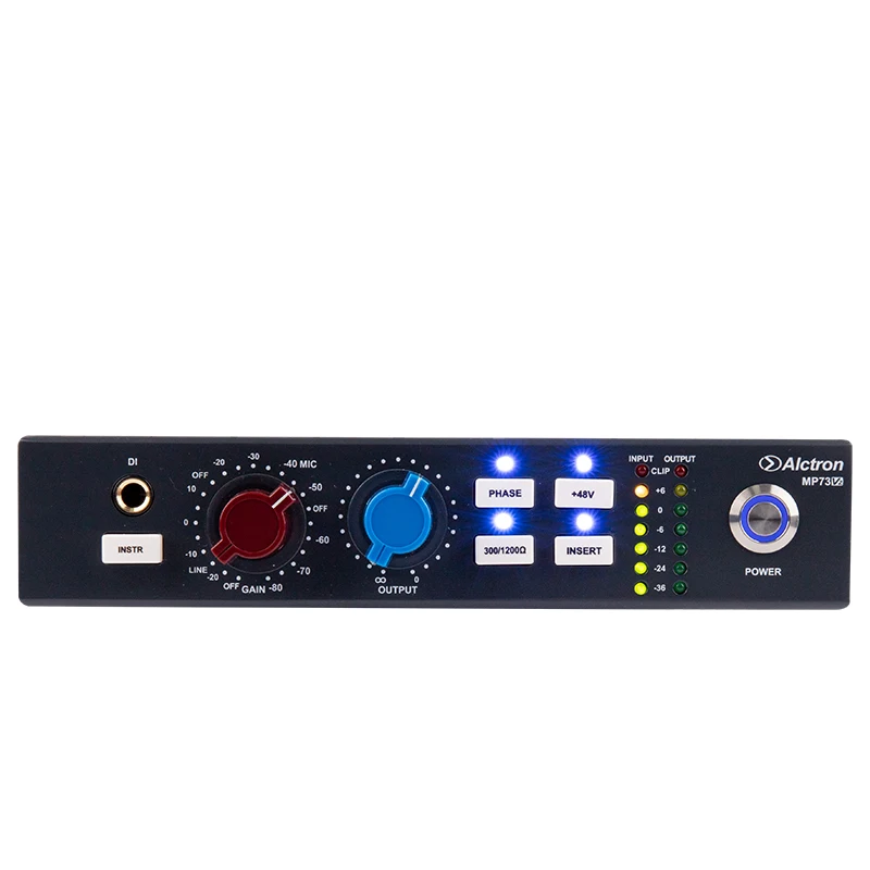 Alctron MP73V2 profesyonel tek kanallı mikrofon amplifikatör, amp sinyal, açık ve kristal, stüdyoda kullanılan, sahne performansı 2