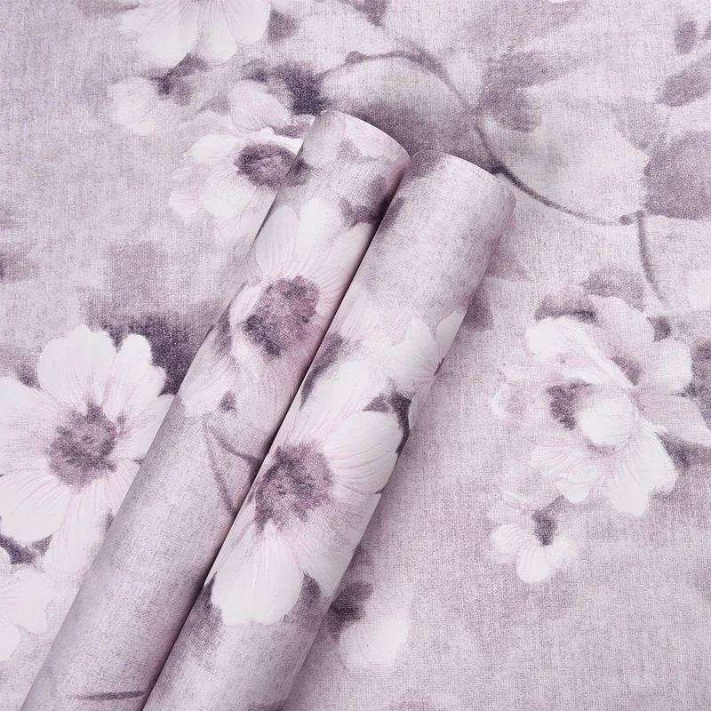 Amerika Rustik Duvar Kağıdı Duvar Resmi Vintage Dokunmamış Bahçe Çiçek Yatak Odası Oturma Odası yapışkan kağıt