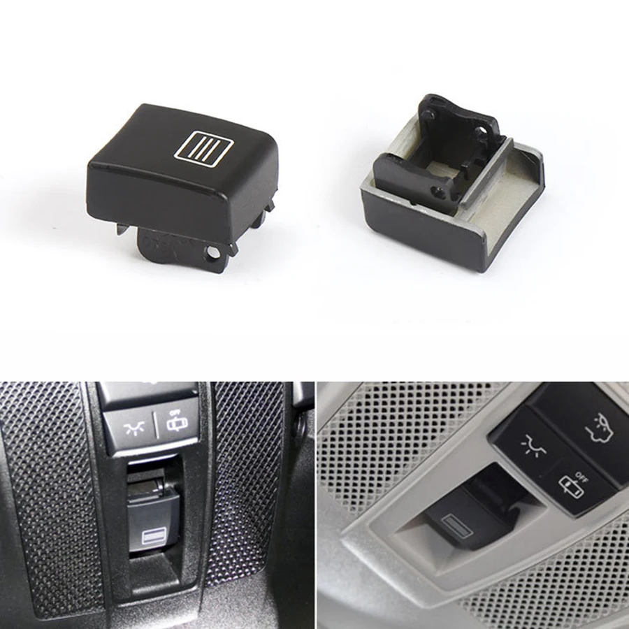Araba Sunroof Cam Anahtarı düğme kapağı Plastik Mercedes Benz A B CLA GLA W156 W176 W246 W117 kapalı tavan ışık anahtarı 1