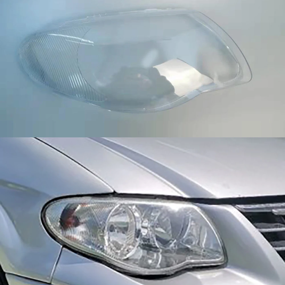 Araba Ön Far Kapağı Cam Lamba Kapakları Abajur Kafa ışık lensi Kabuk Far İçin Chrysler Grand Voager 2007-2012