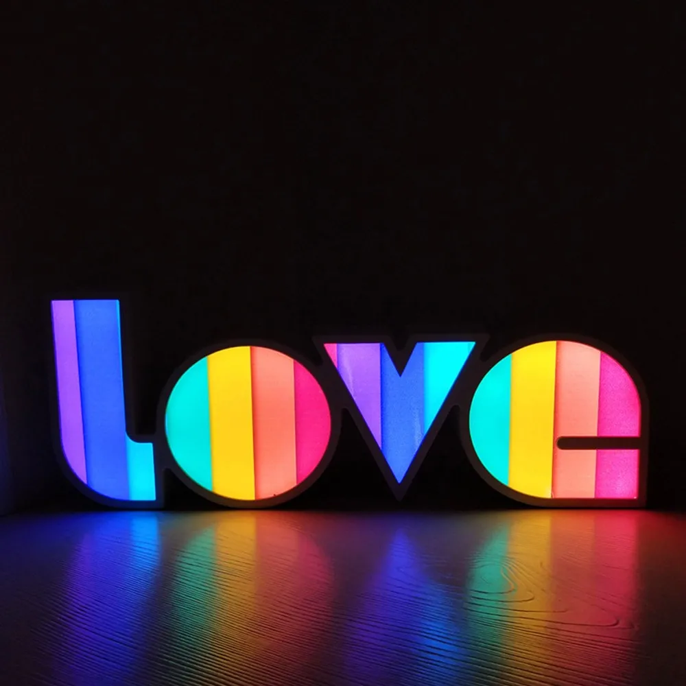 Aşk Neon burcu ışıkları LED işaretleri lamba ev Partisi Dekoru duvar sevgililer Günü, Şükran Günü, anneler Günü 14