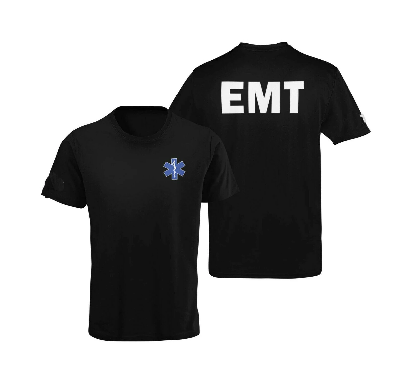 Basit Mektup EMT Yıldız Hayat Baskılı Paramedik T-Shirt. Yaz Pamuk O-Boyun kısa kollu erkek tişört Yeni S-3XL