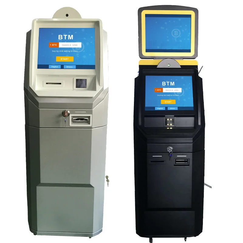Bitcoin Atm Yazılımı ile Kapalı İki Yönlü Ödeme Bitcoin Atm Terminali Kiosk