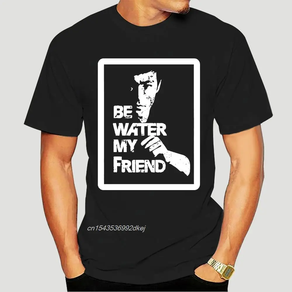 Bruce Lee T Shirt Olabilir Su Arkadaşım Bruce Lee T Shirt Siyah Erkekler Kadınlar İçin 1019A