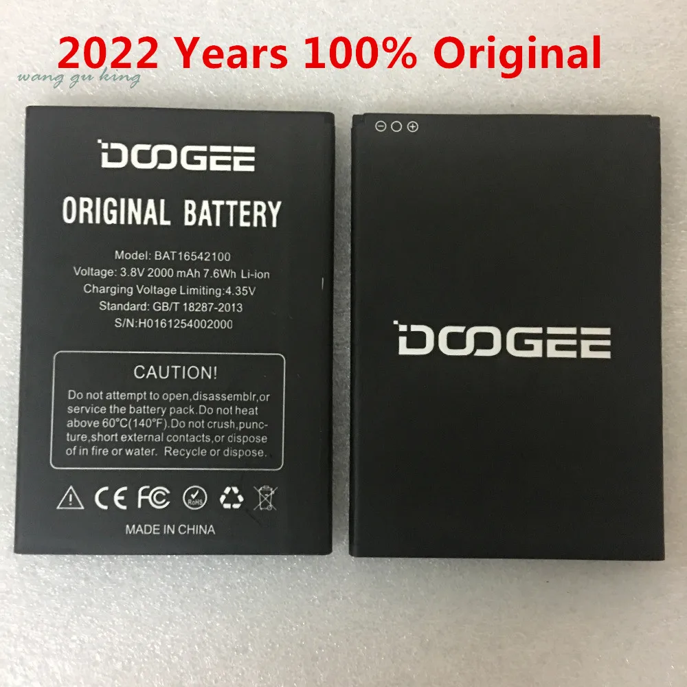 DOOGEE X9 Mini pil değiştirme BAT16542100 2000mAh Büyük Kapasiteli Li-ion Yedek Pil DOOGEE X9 Mini Akıllı Telefon