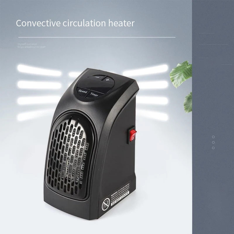 Duvar-Outlet Mini elektrikli havalı ısıtıcı Güçlü sıcak Blower Hızlı ısıtıcı fanı Soba radyatör Odası ısıtıcı