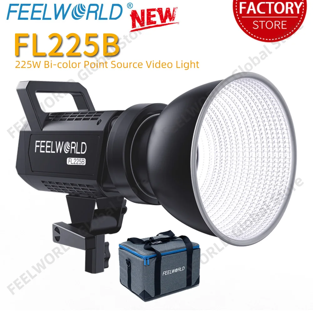 FEELWORLD FL225B 225W Bi-renkli LED Video İşığı APP Kontrolü için Bowens Dağı Fotoğraf Stüdyosu Video Portre Canlı Akış Kayıt 0