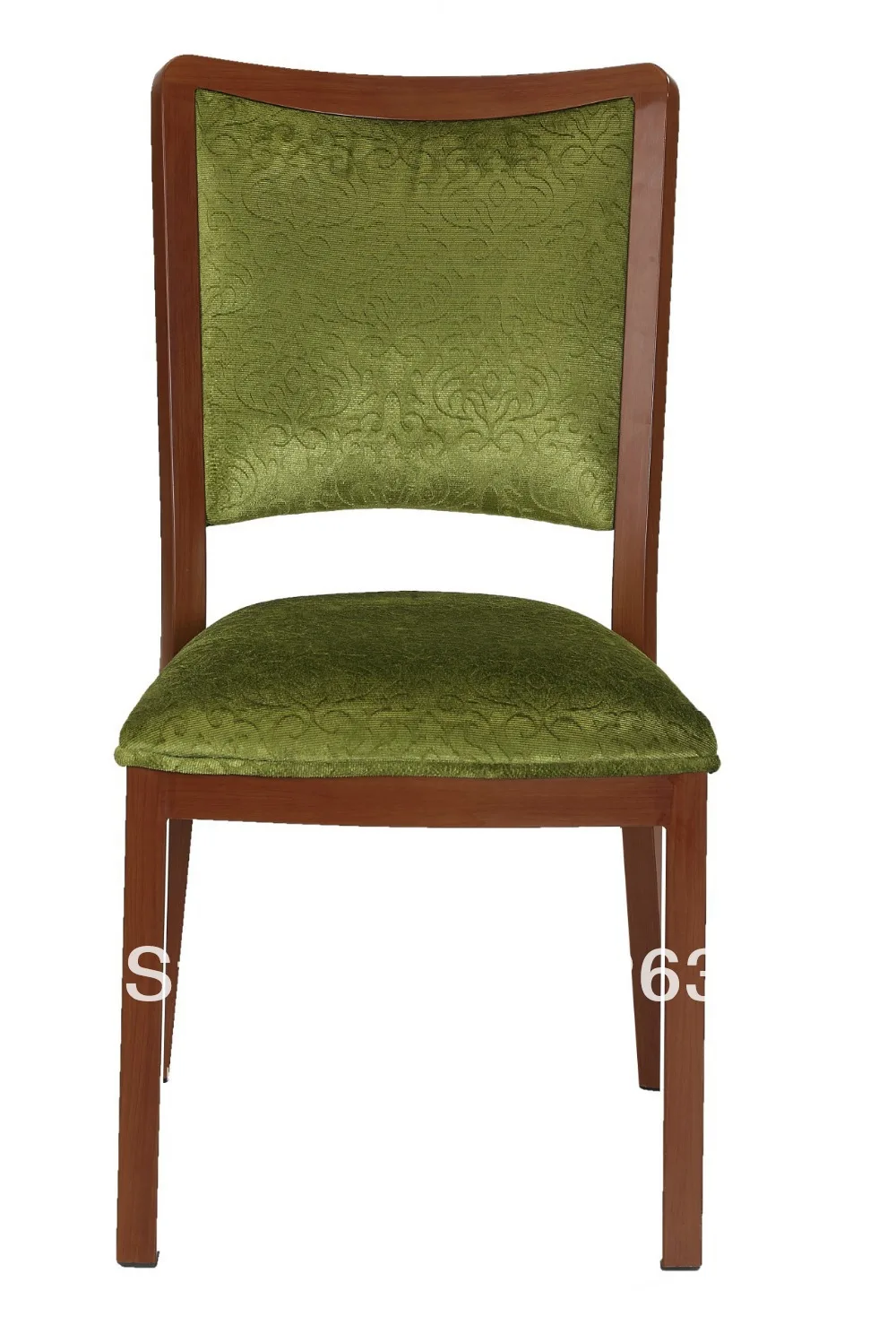 İstiflenebilir ahşap tahıl Alüminyum ziyafet sandalye, yüksek sürtünme direnci ile ağır kumaş, rahat
