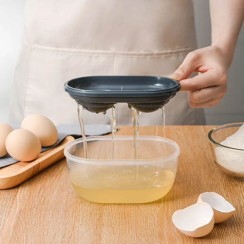 Komik Yumurta Beyaz Ayırıcı Araçları Seramik Yumurta Sarısı Filtre Alet Mutfak Aksesuarları Ayırma Fincan Yumurta Bölücü Aracı