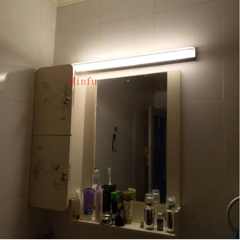 Led ayna ön lamba sis koruması banyo tuvalet duvar aplik makyaj dresser ayna lambası modern led duvar lambası vanity işık