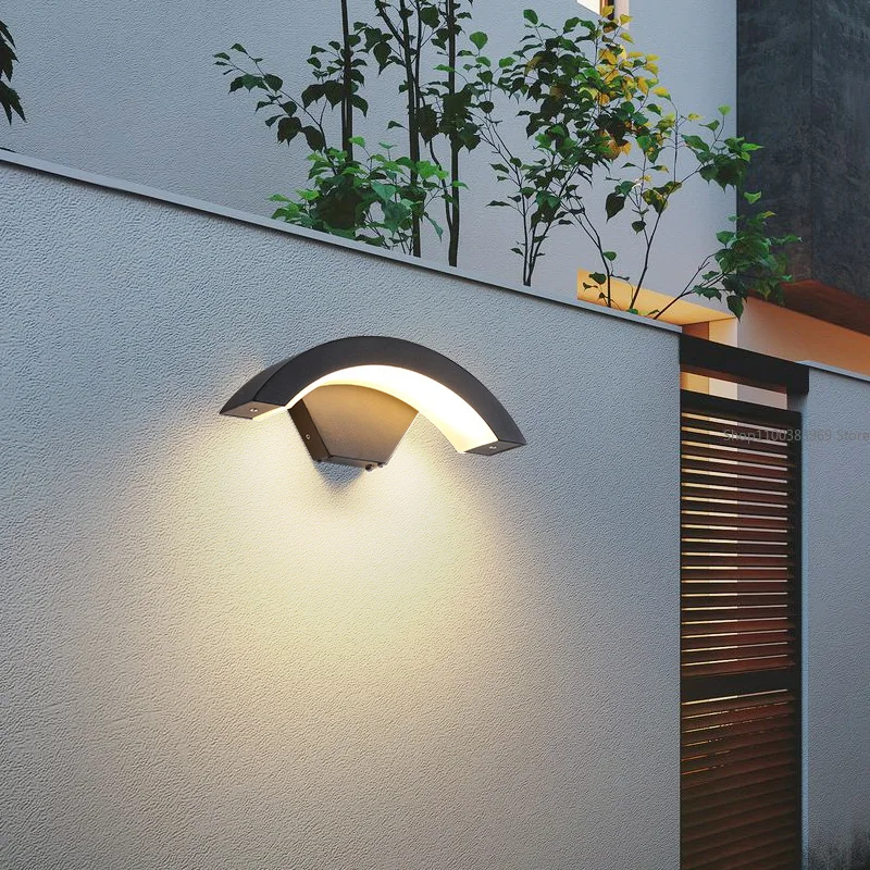 Modern Duvar Lambası Oturma Odası Metal Lamba Akrilik İnsan Vücudu sensörlü ışık Sıcak Koridor dış mekan ışıkları Su Geçirmez 18w 24w Estudiar 0