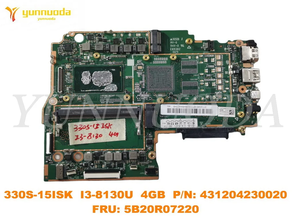 Orijinal Lenovo 330S-15ISK Laptop anakart I3-8130U 4GB PN 431204230020 FRU 5B20R07220 iyi ücretsiz gönderim test