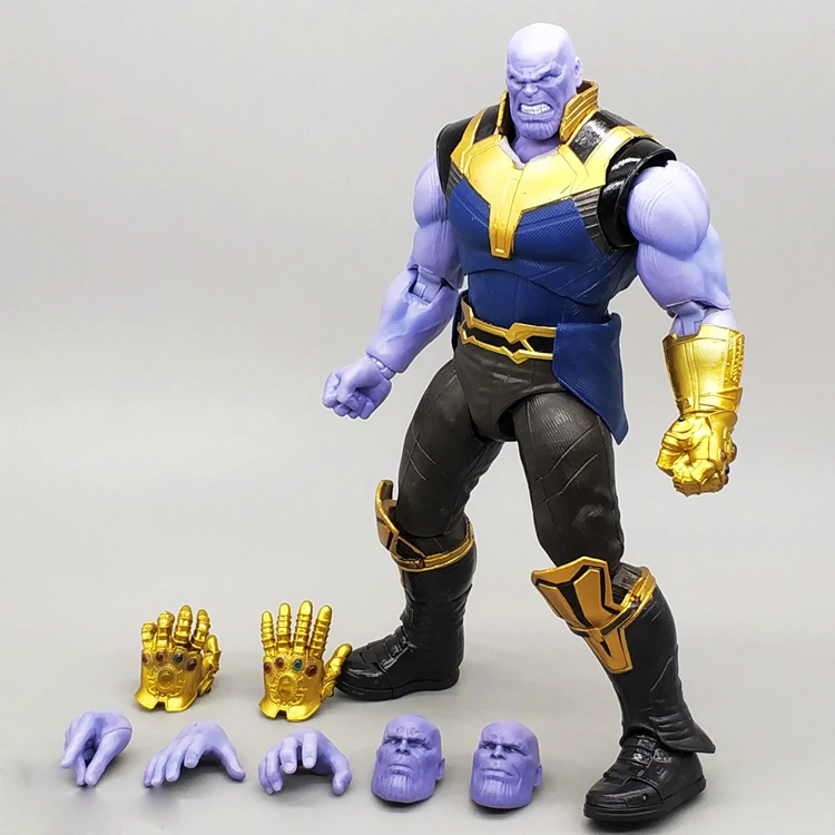 Orijinal Marvel Aksiyon Figürü SHF Thanos Steve Rogers Sonsuz Eldiven Karınca Adam 2 Modeli Süsler Avengers 4 Oyuncak 0