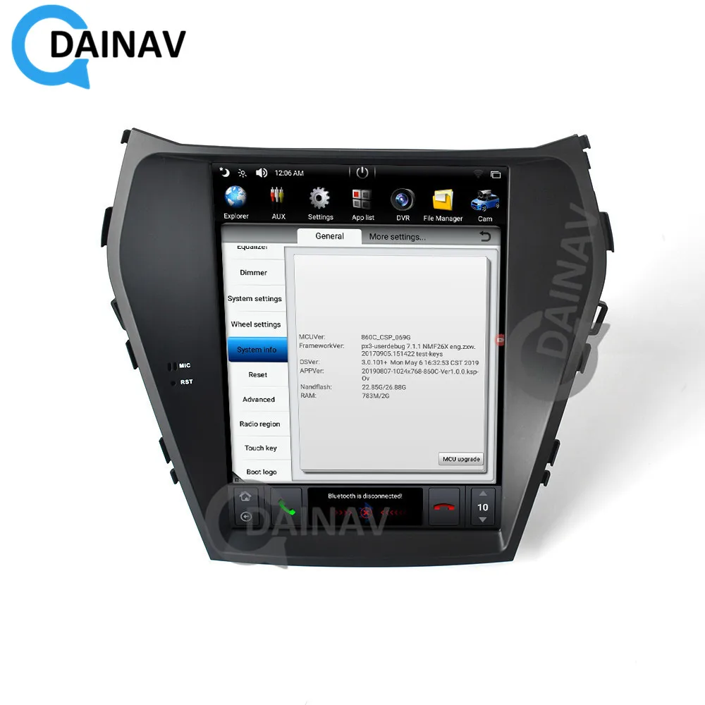 Otomatik GPS navigasyon-Hyundai IX45 / Santa fe 2013-2018 GPS Android Araba Radyo HD Autoradio Multimedya Oynatıcı