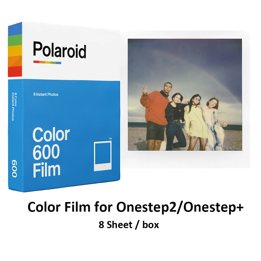 Polaroid ı Tipi / 600 / SX-70 Renkli Film için Onestep2 / Onestep+ / ı Tipi / SX-70 Kamera,Polaroid Orijinal(8 yaprak / kutu)