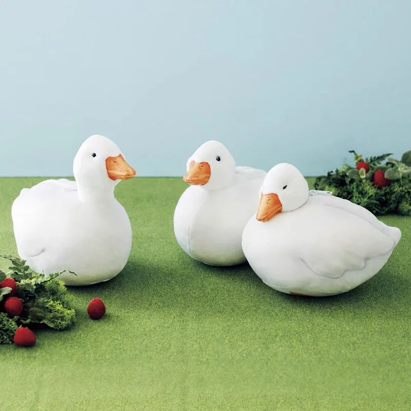 Sevimli Japon Cole Ördek peluş oyuncak Saklama Çantası Sikke Bebek Oyuncak Çantası Yaratıcı Şişman Ördek saklama çantası Takı Çantası 0