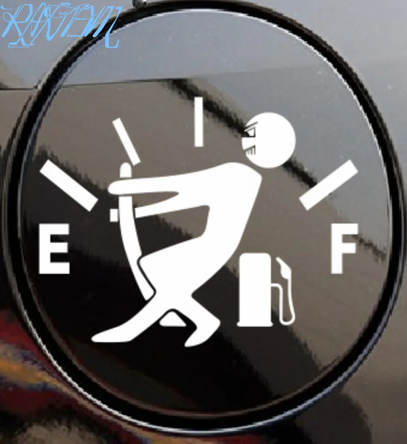 Stil araba yakıt deposu kapağı sticker Toyota Camry Highlander için RAV4 Taç Reiz Corolla Vios Yaris L