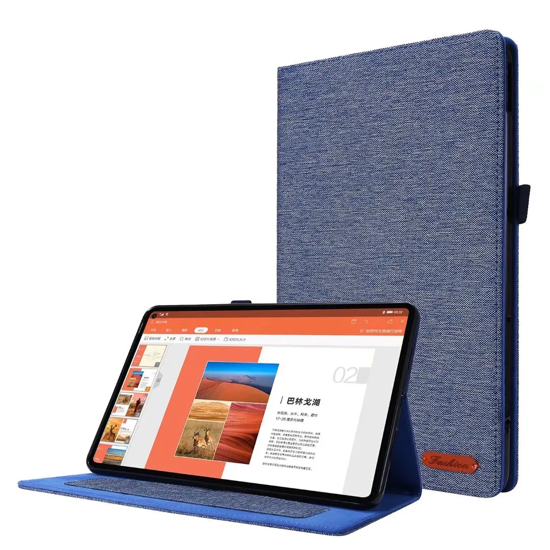 Tablet Kılıfları Fundas Standı Kapak Yumuşak Koruyucu Kabuk İçin Lenovo Tab M10 HD (2nd Gen) 2020 TB-X306 TB-X306F TB-X306X Flip + kalem 1