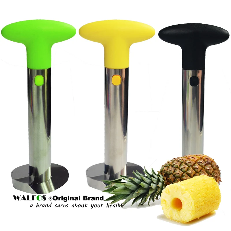 WALFOS 304 Paslanmaz Çelik Ananas Dilimleme Soyma Meyve Tart Dilimleme Mutfak Kolay Aracı Ananas Spiral Kesici Aksesuarları 5