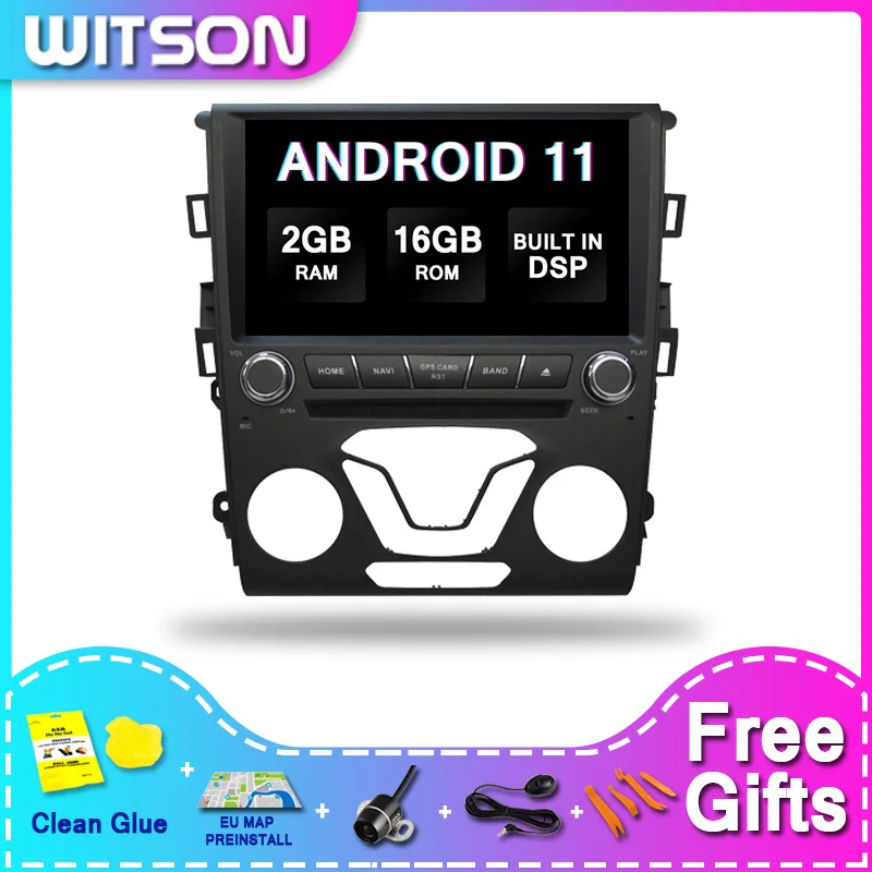WITSON DSP 2GB 16 2Din Android 11 Araba Multimedya Oynatıcı FORD MONDEO 2013 İçin Radyo sesli GPS Glon