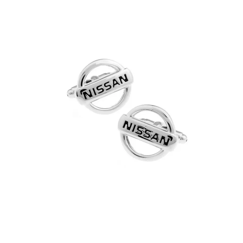 Yüksek Kaliteli Kol Düğmeleri Moda Broş Nissan Amblemi İş Erkek Giyim Sırt Çantası Rozeti Yaka Pin Hediye Klip İç 1