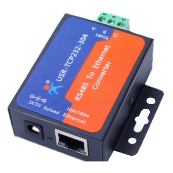 1 ADET Modbus Seri Port RS485 Ethernet Dönüştürücü Modülü Sunucu USR-TCP232-304 Veri İletim DHCP / DNS Desteklenen