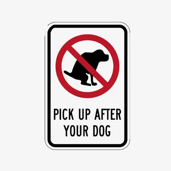 13cm X 9cm Yaratıcı Köpek Poo Poop Uyarı Dikkat Tehlike İşareti Kendinden Araba Sticker Aksesuarları Araba Styling Kapak Su Geçirmez PVC