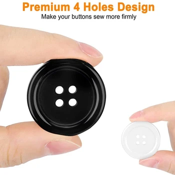 160 Adet Dikiş Düğmeleri Kiti Dikiş Flatback Reçine Düğmesi Bölmeli saklama kutusu Dikiş DIY Zanaat Dekorasyon 4