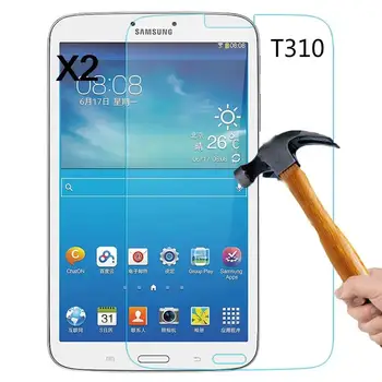 2 ADET Samsung Galaxy Tab 3 8.0 İçin SM-T315 SM-T310 T310 T315 T311 Temperli Cam Ekran Koruyucu 9H Güvenlik Koruyucu Film