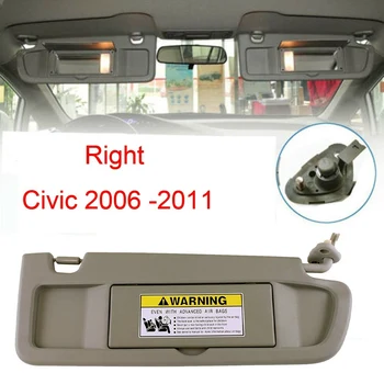 2006 -2011 Honda Civic 83230-SNA-A01ZE için Sağ Yolcu Tarafı Gri Güneşlik 1