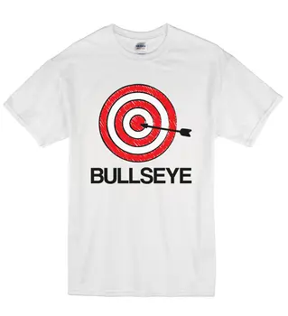 2019 Yaz Moda Sıcak Satış Erkekler O-Boyun T Gömlek Bullseye Komik Mizah Hedef Dart Okçuluk T Gömlek tişört Mens Womens Hediye