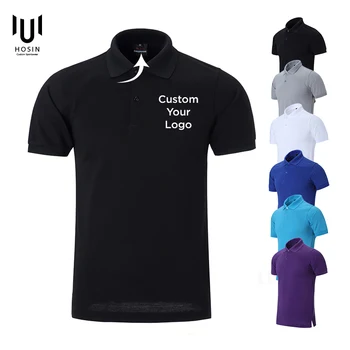 2023 Baskılı Spor Slim Fit Unisex Pamuk Polyester İş T-shirt Logonuzla Özel 3D İşlemeli Golf POLO GÖMLEK erkekler İçin