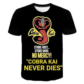 2023 Serin Streetwear Tops Moda Cobra Kai Baskılı 3D T Shirt Yeni Yaz T Gömlek Casual Erkek Kadın Çocuk Kısa Kollu 1