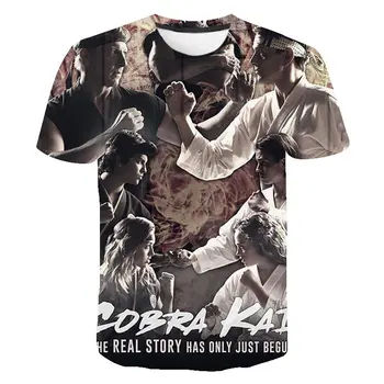 2023 Serin Streetwear Tops Moda Cobra Kai Baskılı 3D T Shirt Yeni Yaz T Gömlek Casual Erkek Kadın Çocuk Kısa Kollu 4