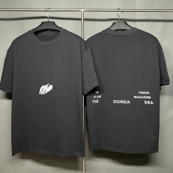 22ss Moda Erkek T-shirt Yüksek Sokak Büyük Boy T-shirt Eğlence bol tişört Erkekler için Kısa Kollu Üst