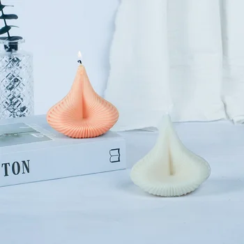 3D Piramit İplik Kokulu Mum silikon kalıp DIY Yaratıcı Difüzör Taş El Yapımı Sabun Alçı Süs Mum Kalıpları