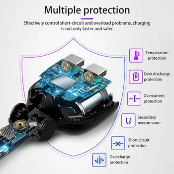 4-Port Çok Fonksiyonlu araba şarjı QC 3.0 Hızlı Şarj Çakmak Dijital Voltmetre ile Akıllı Telefon ve Araba için Ev 2