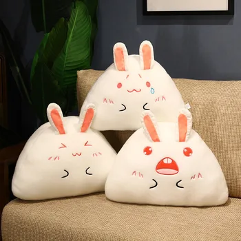 42/48CM Sevimli Tavşan peluş oyuncak Pirinç Topu Tavşan Kawaii dolgu yastık Ev Dekorasyon Kız Tatil Hediye
