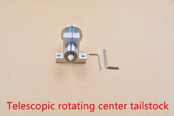 Ahşap tornası yüksük boncuk punta ayarlanabilir çift rulman döner merkezi DIY mini makine için
