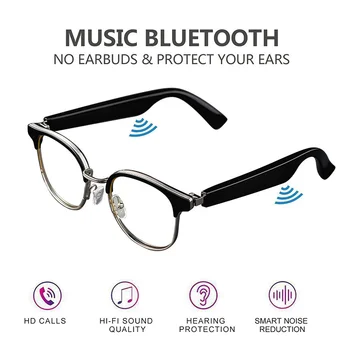 Akıllı Bluetooth Gözlük Bluetooth 5.0 Akıllı Gözlük Kulaklık Güneş Gözlüğü Cep Telefonu İşlenebilir Anti-Uv Fotokromik Gözlük Yeni