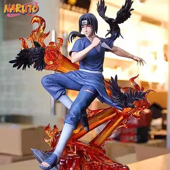 Anime Naruto Şekil Yıldönümü Gk Model Oyuncaklar Uchiha Itachi Heykeli Modeli aksiyon figürü Anime Bebek doğum günü hediyesi Dekorasyon