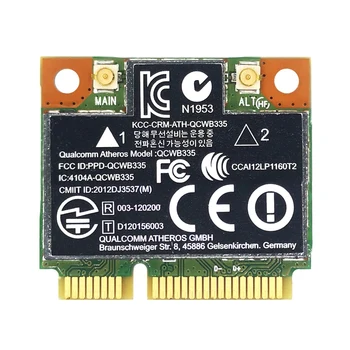 AR9565 WiFi Kartı QCWB335 Mini PCIE Bluetooth 4.0 150 Mbps 2.4 G için XP Win7 Win8 Linux Sistemi